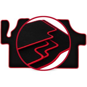 CARLUX-RED automatten voor: Mercedes Viano W639 bestelwagen (2003-2014)