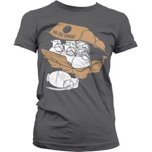 Hybris Bad Eggs Company Girly Tee Damen T-Shirt Dark-Grey-XL