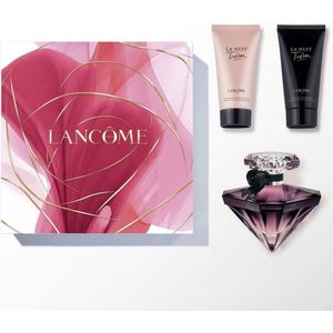 Lancôme Trésor La Nuit Giftset - 50 ml eau de parfum spray + 50 ml showergel + 50 ml bodylotion - cadeauset voor dames