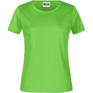 James And Nicholson Dames/dames Ronde Hals Basic T-Shirt (Kalk groen)