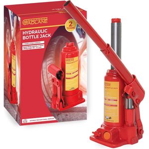 Hydraulische Flessenkrik 2 Ton - Duurzaam en Krachtig voor Kleine Voertuigen
