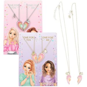 Depesche - TOPModel BFF ketting met gedeeld hart - 1 set