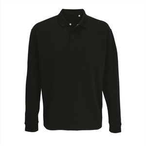 SOL'S Unisex Polo Collar Sweatshirt Heritage L03990 - Black - 5XL