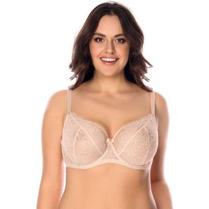 Vivisence - 1044 - Damesbeha - Beige - Tule Net Kanten Strikcups