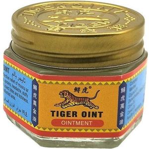 Tiger Balm - Tijgerbalsem  Wit -  Geen vlekken door de balsem - Pijn verlichtende zalf - vermoeiende spieren - stijve spieren - verkoudheid - hoofdpijn - massage - insectenbeten - gewrichtspijn