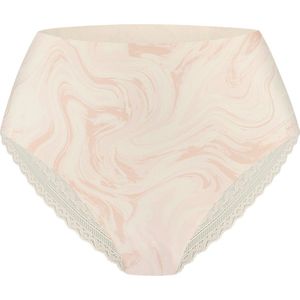 ten Cate Secrets high waist brazilian met kant swirle soft pink voor Dames | Maat XL