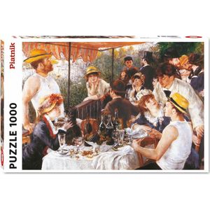 Kunstpuzzel Auguste Renoir - Lunch van de roeiers (1000 stukjes)