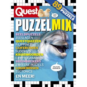 Quest Puzzelmix editie 2 2024 - tijdschrift - magazine - puzzelboek