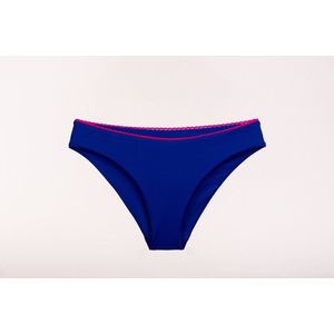 Sweet Treat Bikini Broekje - Roze/Blauw - L - Prothese vriendelijke Bikini