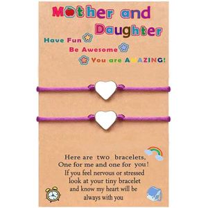 Akyol - moeder en dochter cadeau - moederdag - moeder en dochter - moeder en dochter armband - cadeau voor moeder