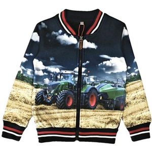 S&C vest met Trekker - Tractor - Jack - Groen- Fendt- 14Y - 158