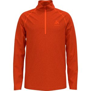 ODLO Midlayer 1/2 zip RIGI KIDS Meisjes/Jongens Outdoortrui - Pureed Pumpkin - Maat 128