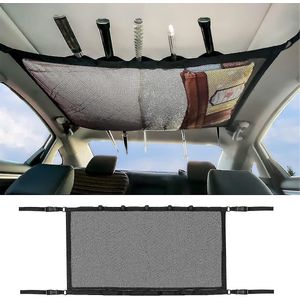 Interieuraccessoires, Autoaccessoires - Auto Organizer - Auto Organizer Kofferbak - Autostoel Organizer - Opvouwbare Kofferbaktas - Toolbag - Autotas - Auto Opbergtas-Auto Hengelhouder Multifunctioneel Auto Plafond Opbergnet Voertuig Vissen