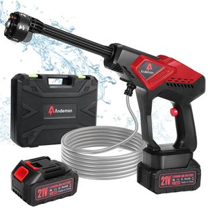 Accu Hogedrukreiniger 40 Bar - Draadloze Hogedrukspuit Auto Wasmachine Set - Hogedrukspuit - 1x 3000 mAh Accu