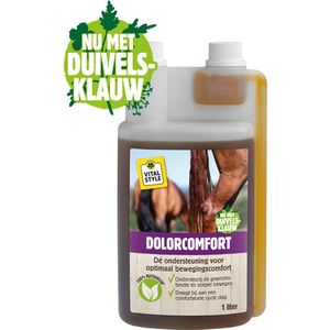 Viitalstyle Dolorcomfort - Paarden Supplement - Ondersteuning Voor Optimaal Bewegingscomfort - Met o.a. Duivelsklauw & Boswellia - 1 L