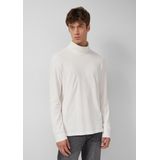 s.Oliver - Shirt - Ecru - Lange Mouwen - Met Col