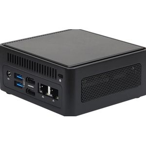 ASRock NUC BOX-155H - Barebone - Intel Core Ultra 7 155U - Iris Xe Graphics - 1 x USB4/ThunderboltTM4 - 4 x USB3.2 Gen2