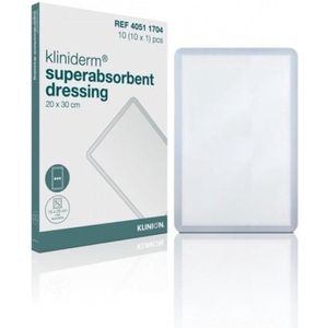 Kliniderm Superabsorberend verband steriel 20x30cm Klinion