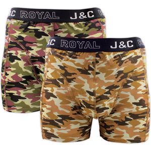 katoenen heren boxershort j&c - 2 pack - maat s