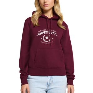 Random American University | Grappig Varsity Premium Hoodie Dames