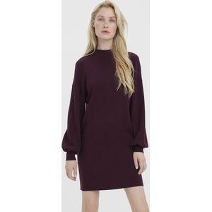 Vero Moda - Nancy - Gebreide Jurk - Hoge Hals - Lange Mouwen - Losse Pasvorm
