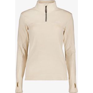 Kjelvik dames thermoshirt met rits beige - Maat 3XL
