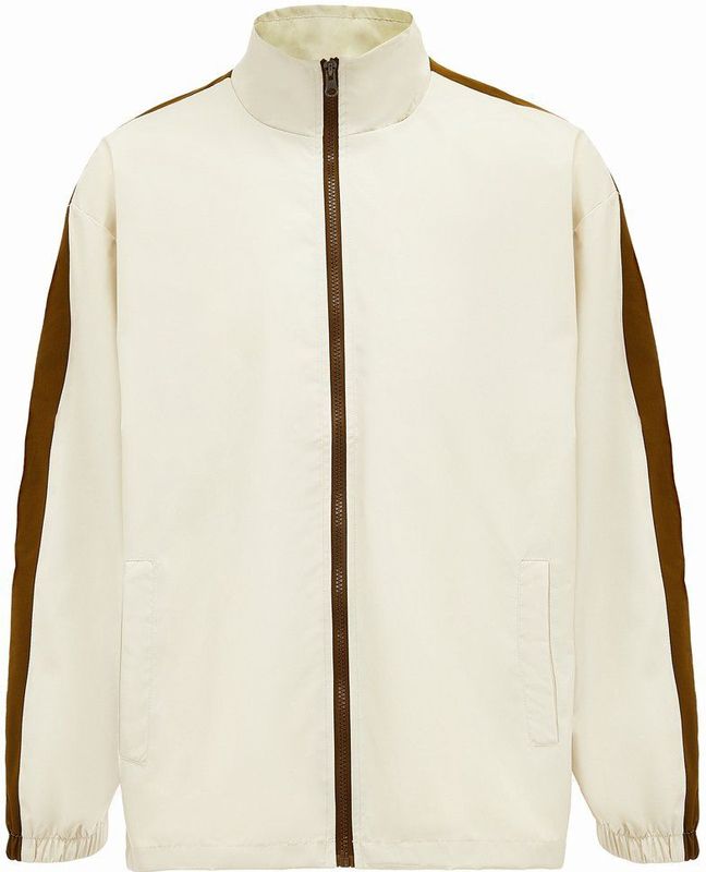 HOMEBASE - Tussenjas - Bruin/Wolwit - Licht Gevoerd - Normale Pasvorm