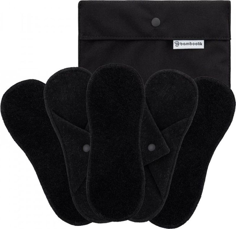 Inlegkruisjes - Zwart - Biologisch Badstof Katoen - Set van 3 Stuks