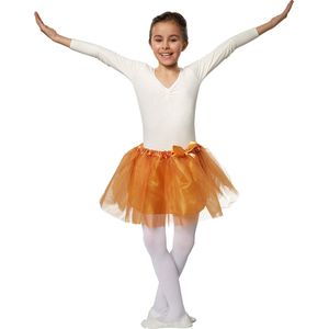 dressforfun - Kindertutu goud 128 (7-8y) - verkleedkleding kostuum halloween verkleden feestkleding carnavalskleding carnaval feestkledij partykleding - 301929