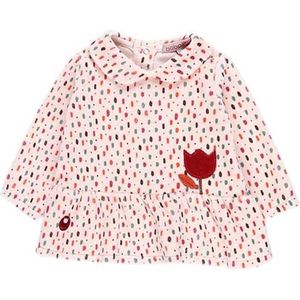 Boboli Velour Polka Dot Korte Jurk Roze 0 Months Meisjes