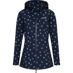 Nordberg dames Anker navy softshell jas - maat 4XL