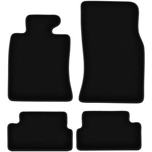 BASIC zwarte veloursmatten voor: Mini Cooper II R57 cabriolet (2006-2013)