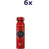 Old Spice - Captain - Deodorant Lichaamsspray - 150 ml - 6 Stuk - Aluminiumvrij
