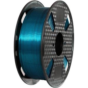 Zijde Teal Blauw PLA Filament 1.75 mm 3D Printer Materialen - 1KG - 2.5 lbs Spool - Shine - Silky - Shiny - Metallic - Metal PLA - CC3D - 3D Printing Filament - Zijde PLA - Hoogwaardige 3D Printen Materialen