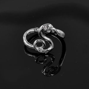 Gading® Dames Ring met letter ""S""- vrouwen zilverkleurig letter Ringen- Vriendschapsring - Relatie Ringen