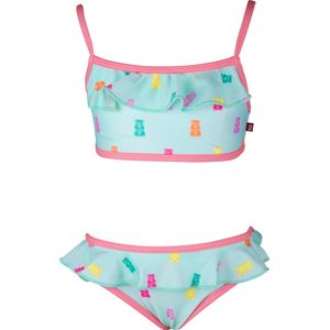 SOMEONE DOBBER-SG-38-B Meisjes Bikini - LIGHT AQUA - Maat 98/104