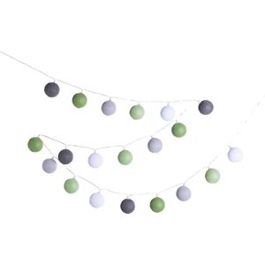 Cotton Ball Lights Glamping Starter Kit Lichtslinger - Verlichting accessoires - Green