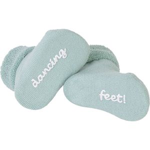 BamBam Sokjes ""dancing feet"" - Lagoon groen - Baby cadeau