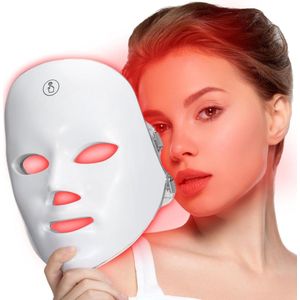 Good4You - LED Gezichtsmasker - Wit - Lichttherapie - Acne Behandeling - Infraroodtherapie