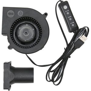 Blower Cooling Fan, 5V DC 3800RPM USB Cooling Turbo Fan with 60mm Air Inlet, Brushless Turbine Cooling Fan Cooler, 3 Fan Speed Mode, 97x97x33mm