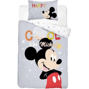 Mickey Mouse dekbedovertrek  100x135cm 100% Katoen kussensloop 40x60cm