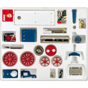 Wilesco - Bausatz Dampftraktor Rot/blau D415 - WIL00415 - modelbouwsets, hobbybouwspeelgoed voor kinderen, modelverf en accessoires