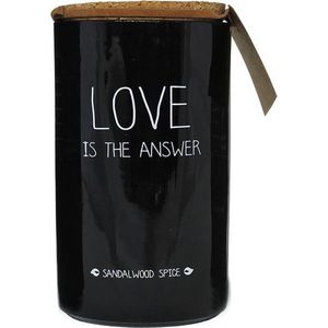 My Flame - Geurkaars Love is the answer - Sandalwood