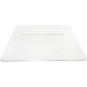 Wollen Deken 100% Wol Merino & Kameel Blend - OnceDoce® 450 g/m² Heerlijk Zacht Ademend en Warm – POWDER - Wasbaar - 140x200cm