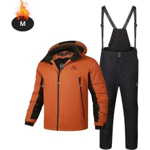 Bovista Skipak - SkiBroek - Skijas - Ski Suit - Wintersport - Heren - 2-Delig - Oranje - Maat M