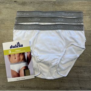 Dulcia - slips heren - 3-pack - wit- maat M
