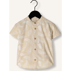 Your Wishes Russel Jongens - Vrijetijds blouse - Beige - Maat 98