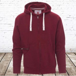 Bordeaux rode sweatvest Payper -Payper-S-Jassen en vesten