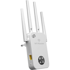 Equivera Wifi Versterker - OLED Display - Wit