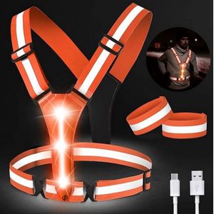 Hardloopvest met Verlichting - Hardloop Verlichting - Hardloop Vest